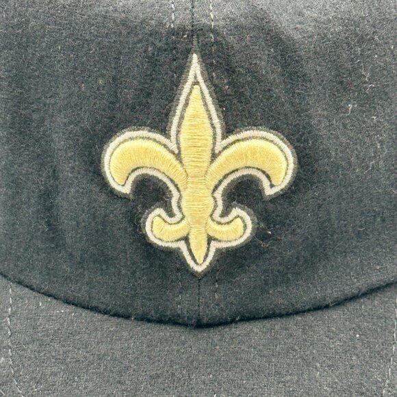 Forty Seven Brand New Orleans Saints Football Team Baseball Cap Hat Black White - Picture 5 of 9